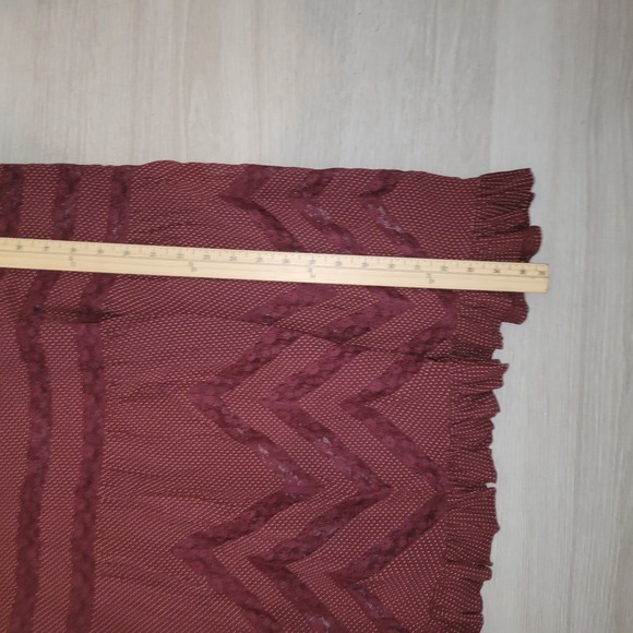 Free Peop Intimately Free Sleeveless Embroidered Flowy Tank Burgundy XL Retro - Picture 10 of 10